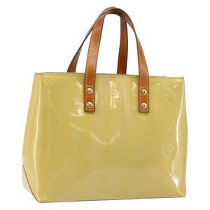 Louis Vuitton Reade Handbag Monogram Vernis Beige Patent_Leather Bag (Pre-Owned)